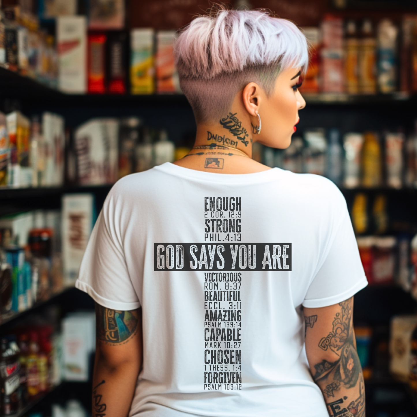 God Says You Are Christian Graphic T-Shirt - Faith-Based Apparel