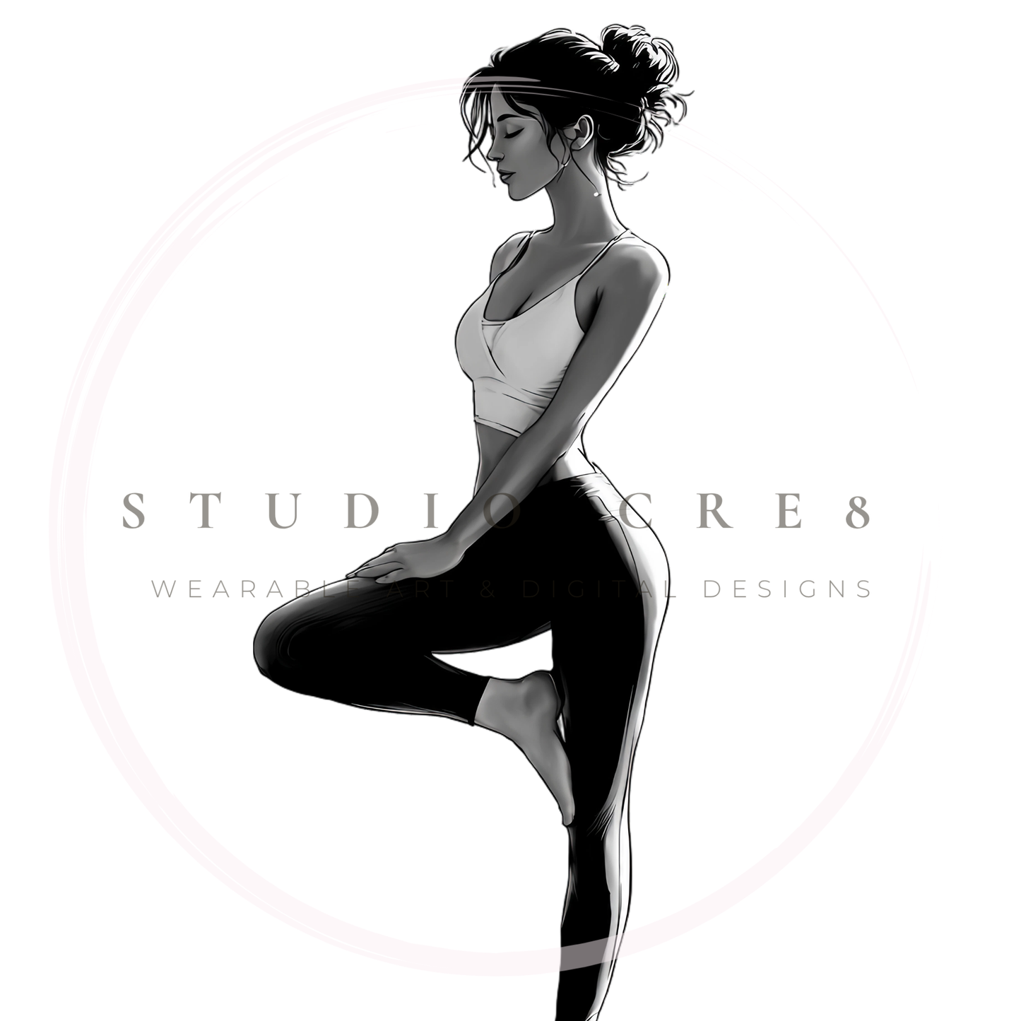 Self-Care Yoga PNG Bundle