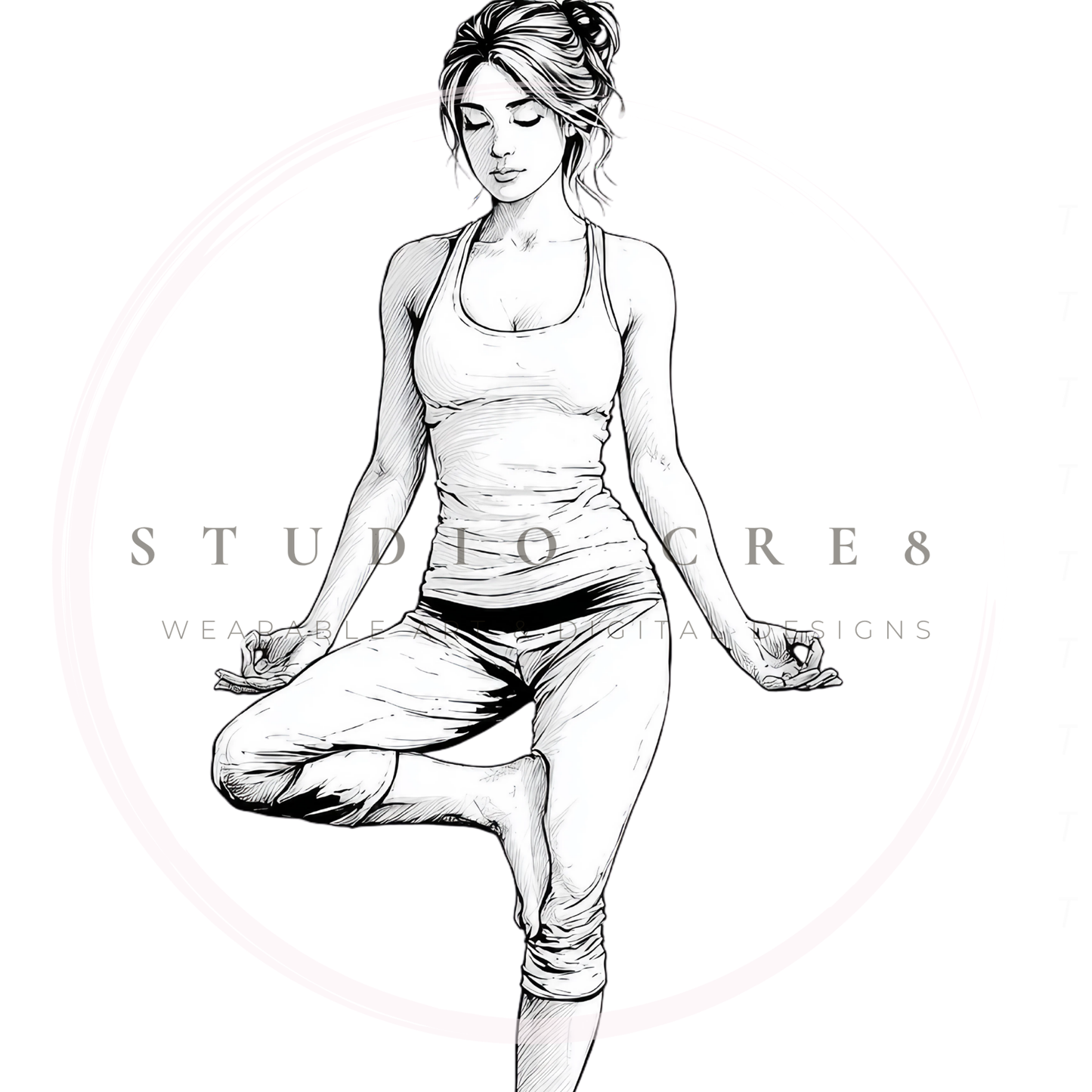Self-Care Yoga PNG Bundle