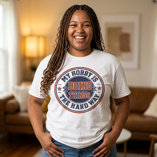 Doing Things the Hard Way Vintage Graphic Tee