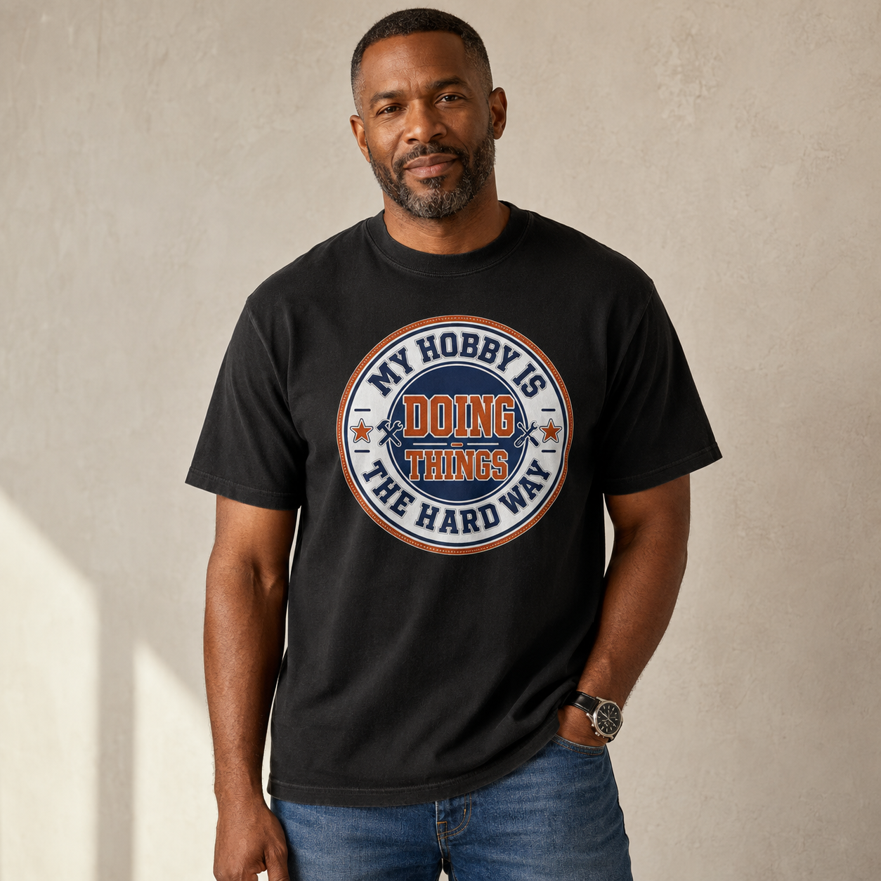 Doing Things the Hard Way Vintage Graphic Tee