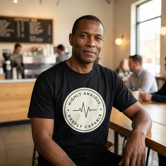 Highly Anxious, Deeply Capable T-Shirt — Mental Health Awareness Tee