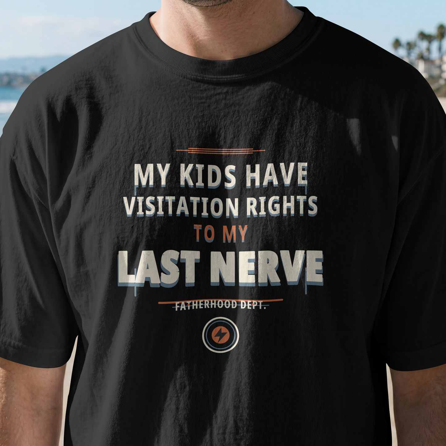 My Kids Have Visitation Rights to My Last Nerve Dad Tee