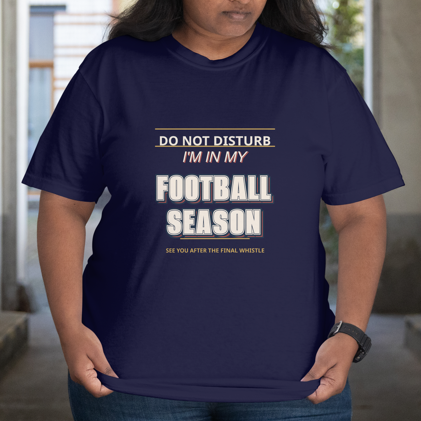 Do Not Disturb It’s Football Season Graphic Tee