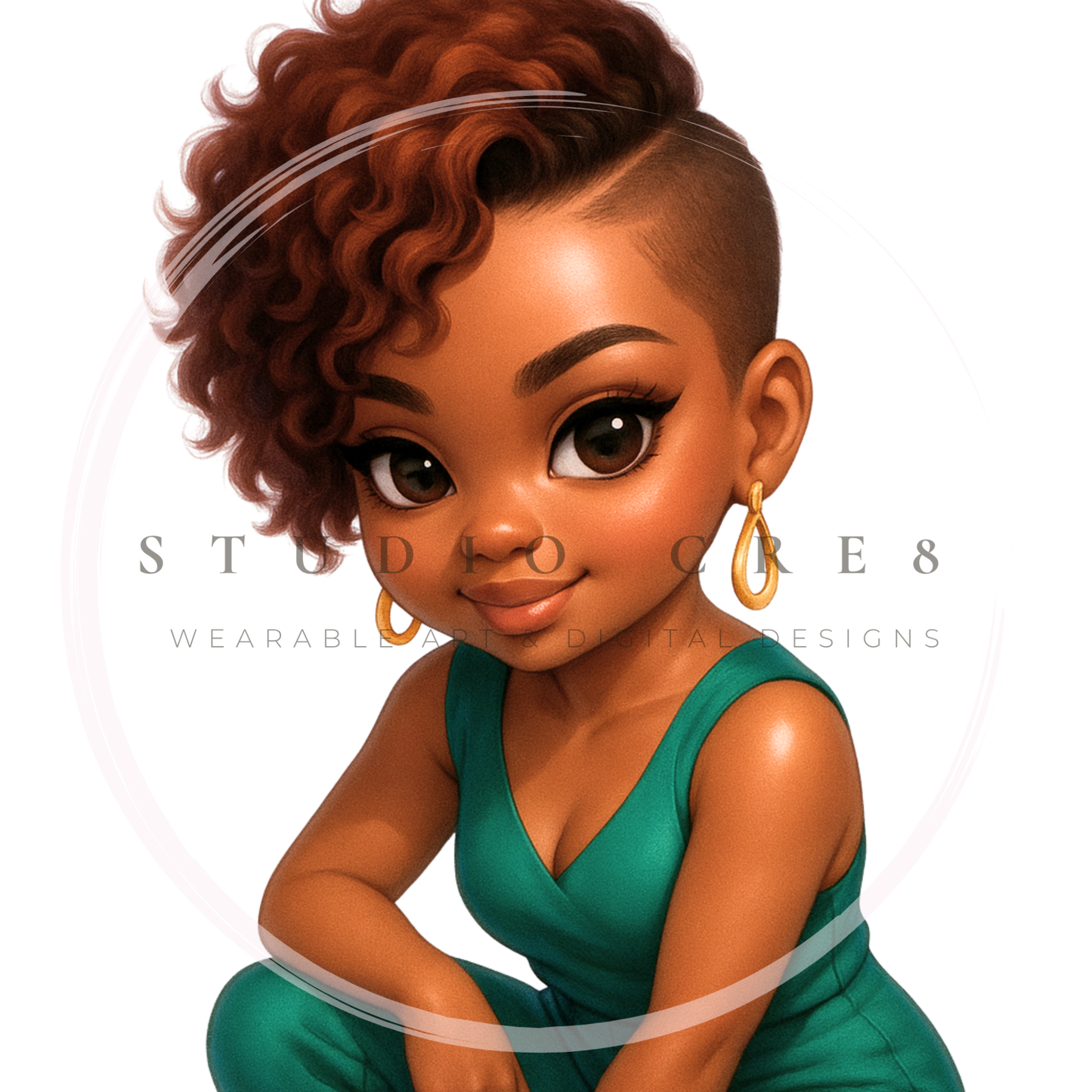 Soft-Chibi Afro-Caribbean Doll Collection + Prompt Guide (12 Images)