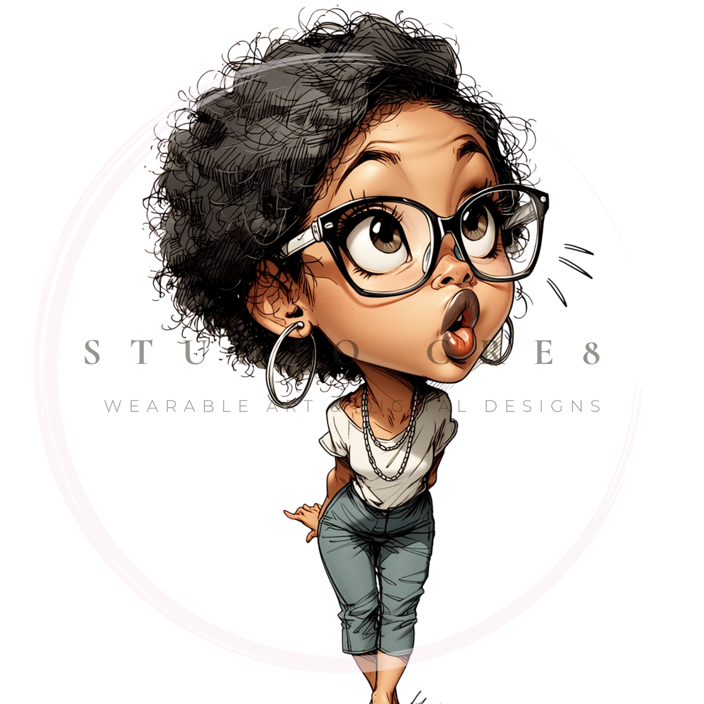 Glasses and Gloss | 18 Chic Academic Girl Clipart Bundle