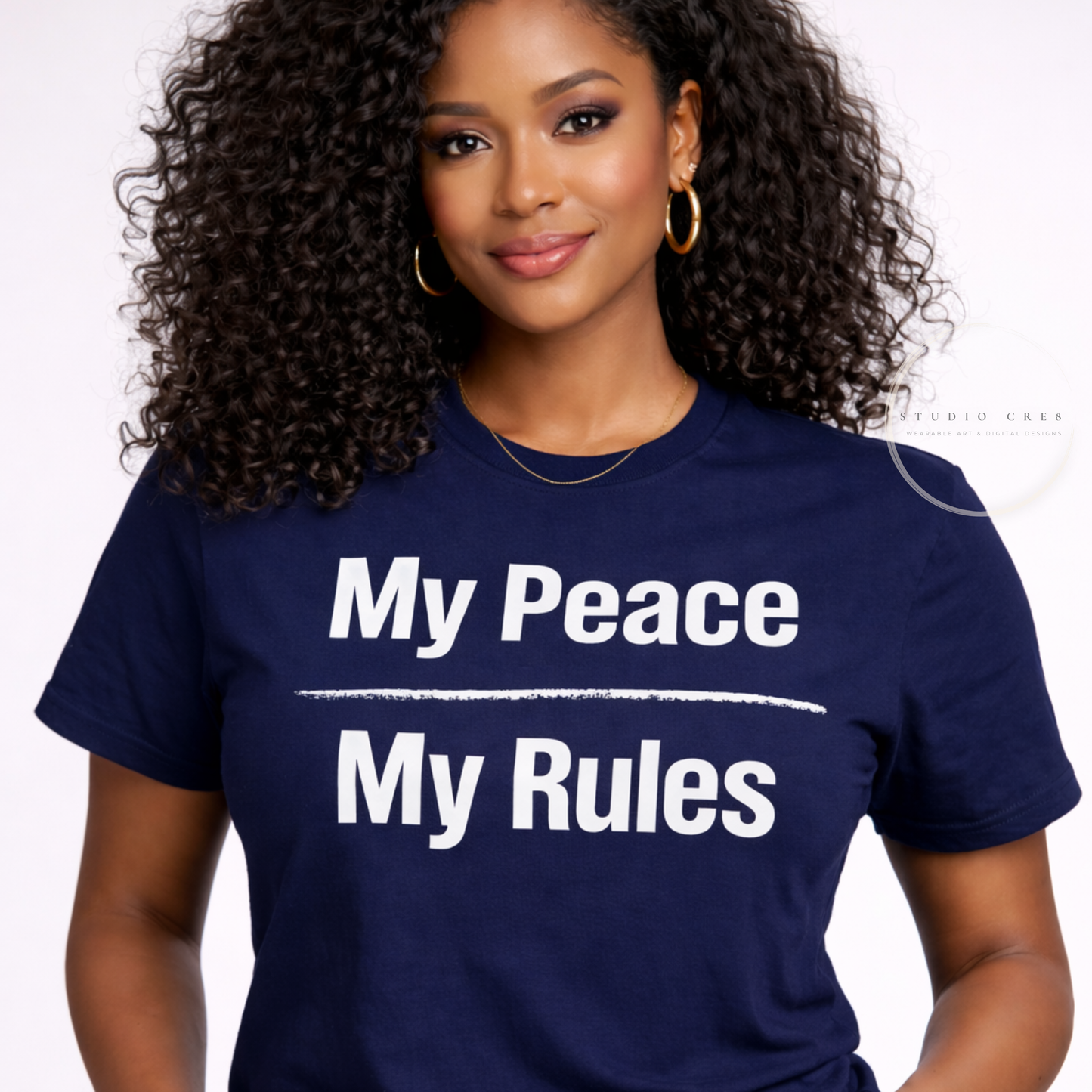 My Peace My Rules T-Shirt – Bold Women’s Empowerment Graphic Tee