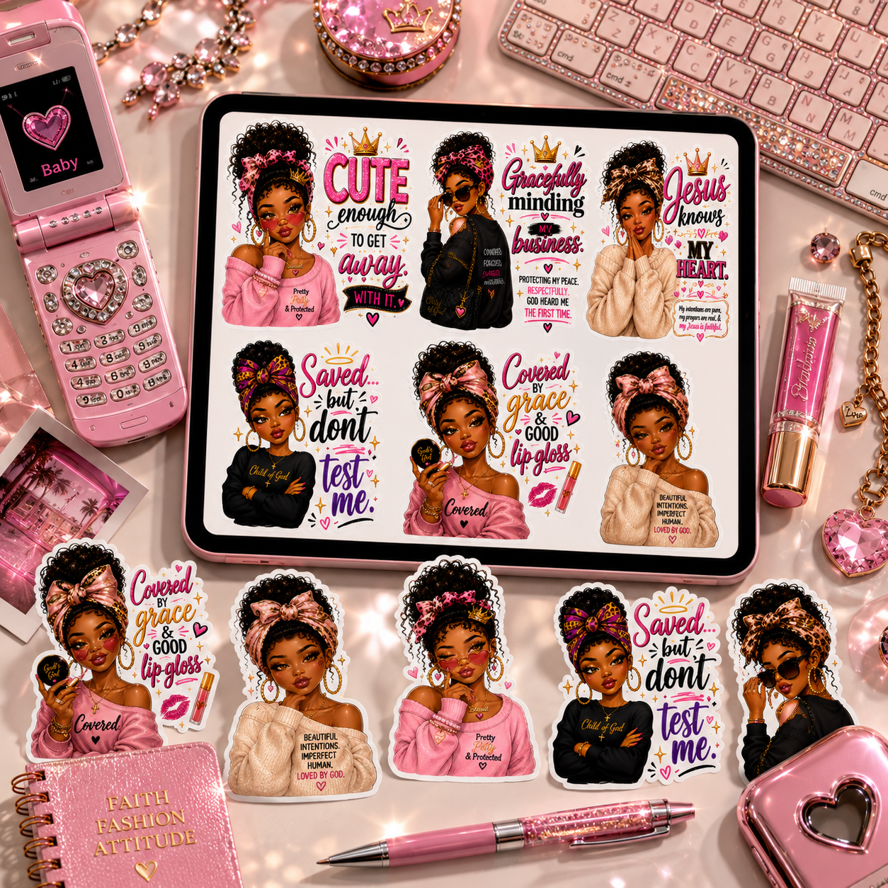 Sassy and Sanctified Sticker Bundle